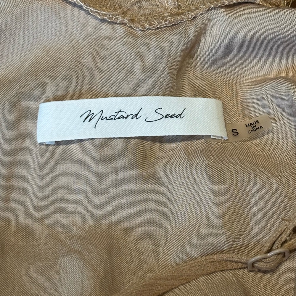 Mustard Seed | Flowy Beige Dress - Picture 4 of 5